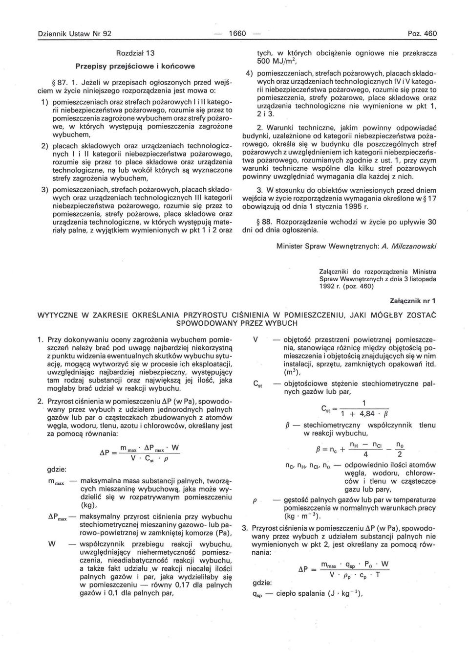 Przepisy przejściowe i końcowe 87. 1.