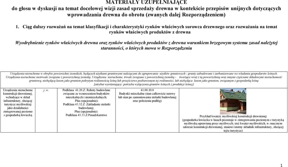 oraz rynków właściwych produktów z drewna warunkiem brzegowym systemu zasad należytej staranności, o których mowa w Rozporządzeniu Urządzenia nieruchome w obrębie powierzchni ziemskich, będących