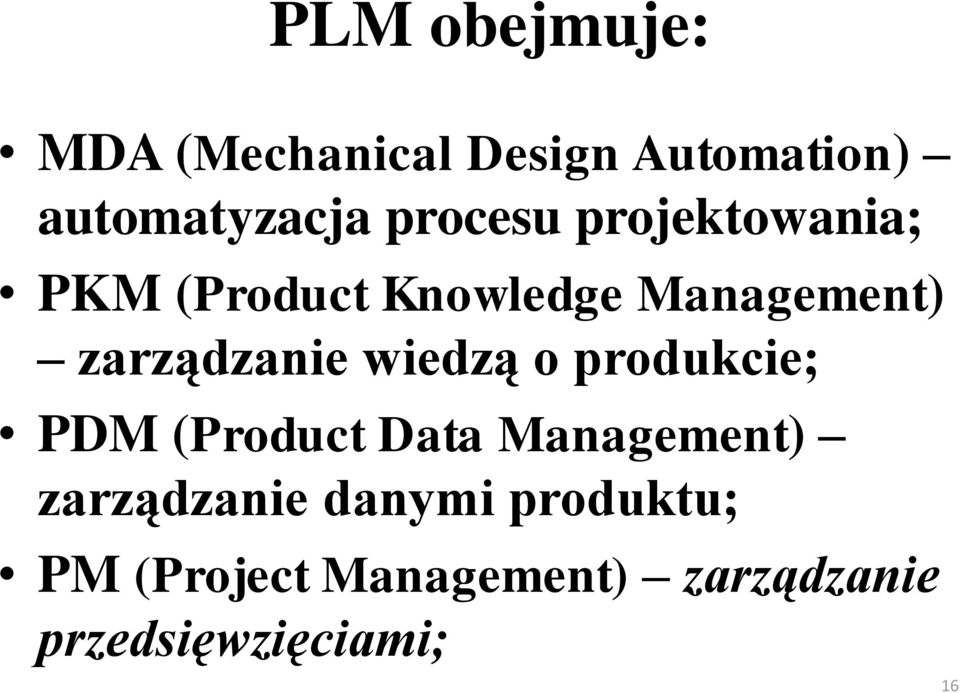 zarządzanie wiedzą o produkcie; PDM (Product Data Management)