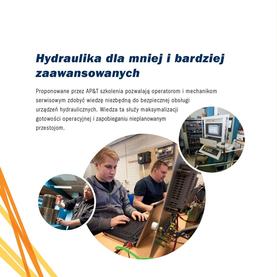 niezbędną do bezpiecznej obsługi urządzeń hydraulicznych.
