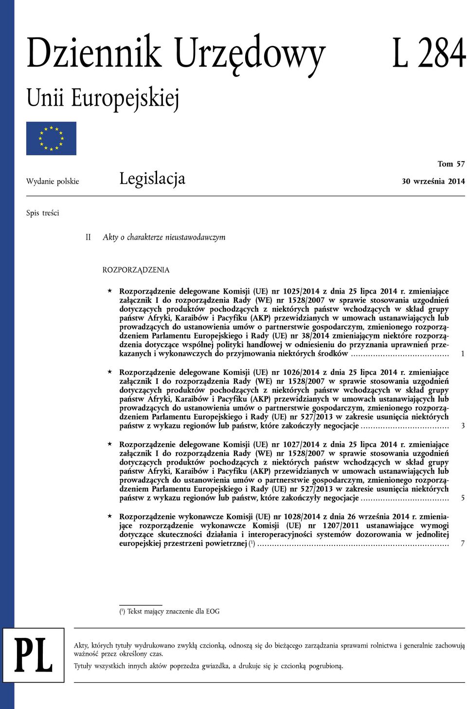 zmieniające załącznik I do rozporządzenia Rady (WE) nr 1528/2007 w sprawie stosowania uzgodnień dotyczących produktów pochodzących z niektórych państw wchodzących w skład grupy państw Afryki,