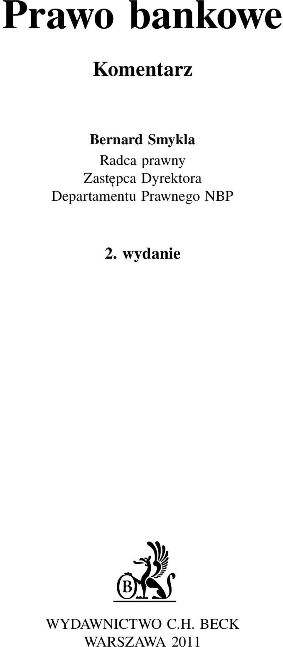 Dyrektora Departamentu Prawnego NBP