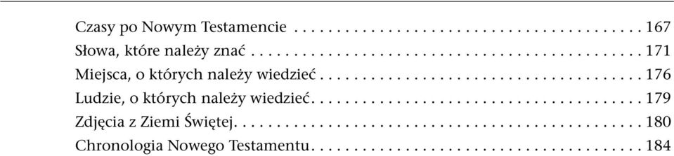 .. 176 Ludzie, o których należy wiedzieć... 179 Zdjęcia z Ziemi Świętej.