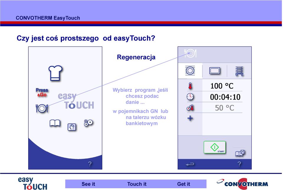 Regeneracja Wybierz program,jeśłi