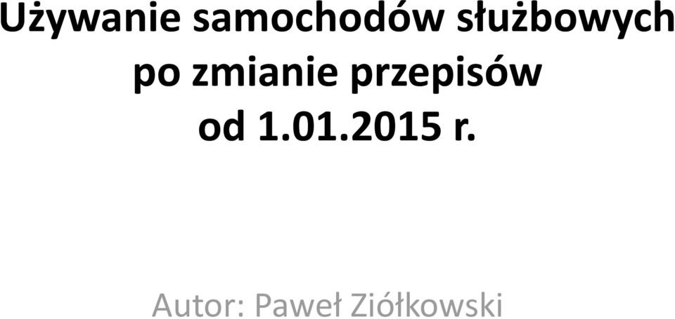 przepisów od 1.01.