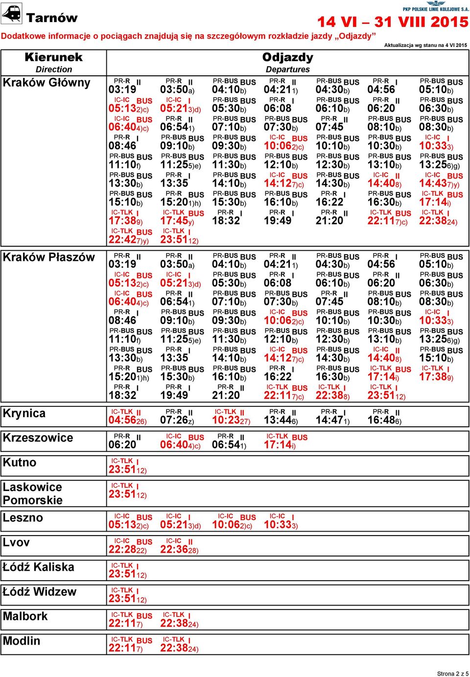 10:30 BUS 13:10 BUS y) 15:30 BUS 16:10 BUS 16:22 I 18:32 I 19:49 I 21:20 II c) 05:30 BUS 09:30 BUS 11:30 BUS 13:35 I 15:30 BUS 04:21 II 04:30 BUS 06:08 I 07:30 BUS 12:10 BUS c) 16:10 BUS 18:32 I