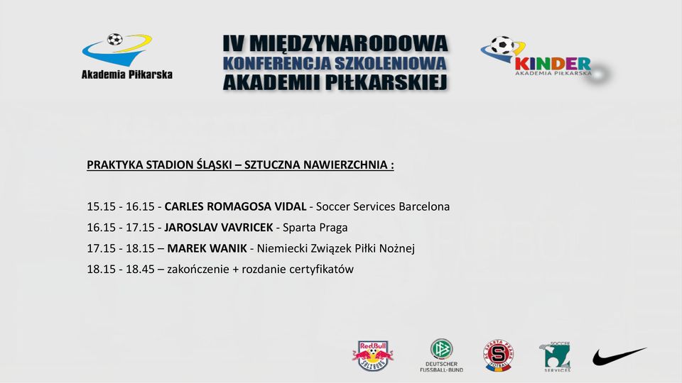 15 - JAROSLAV VAVRICEK - Sparta Praga 17.15-18.