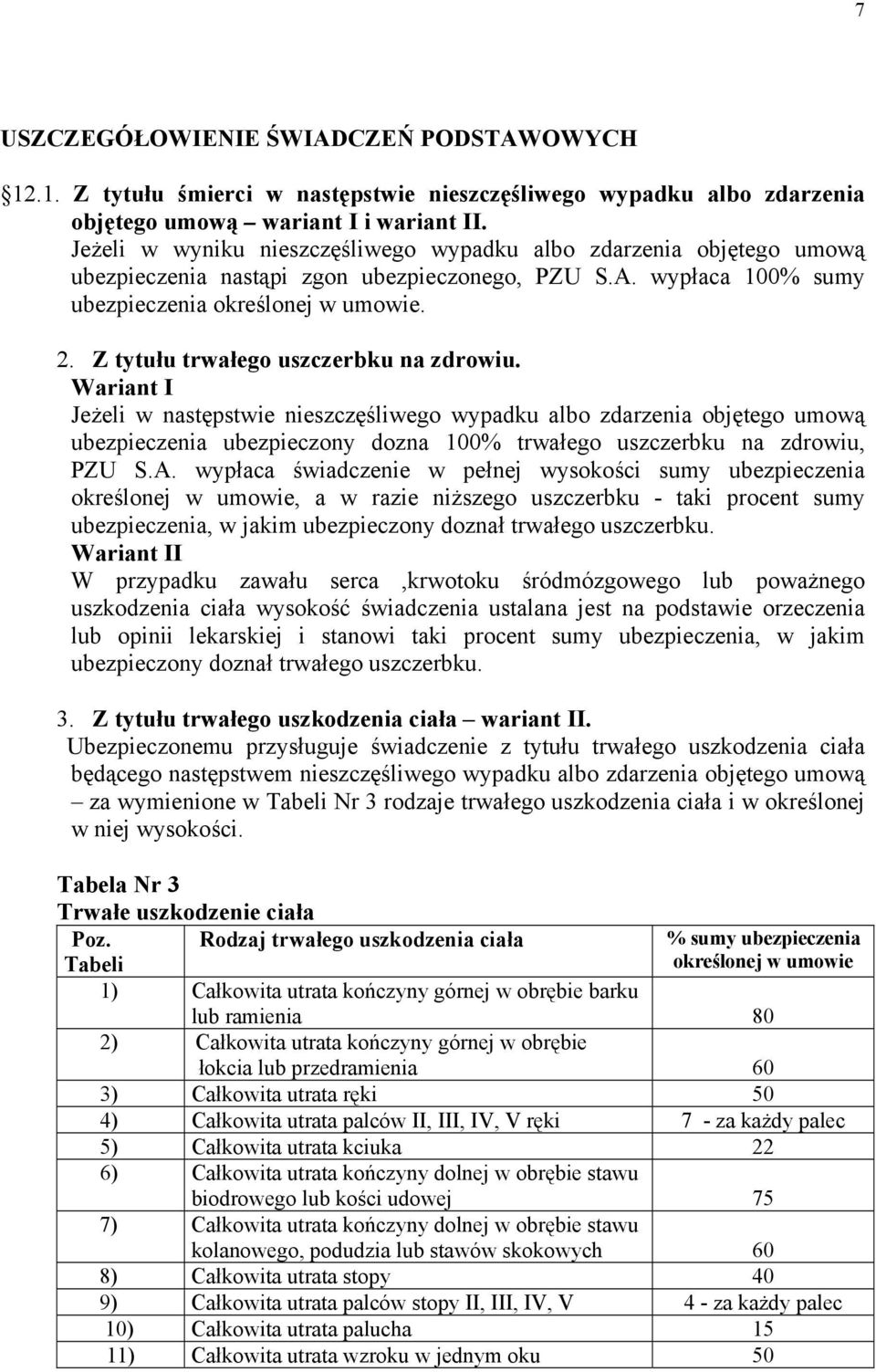 Z tytułu trwałego uszczerbku na zdrowiu.
