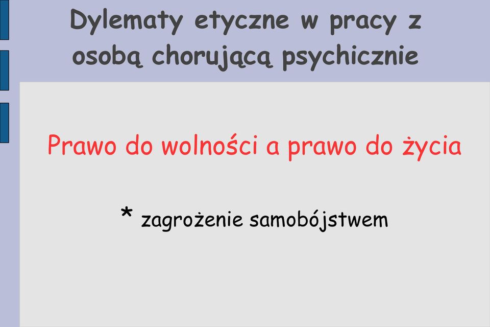 Prawo do wolności a prawo do