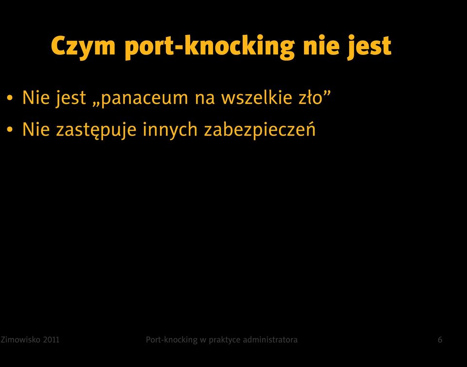zastępuje innych zabezpieczeń