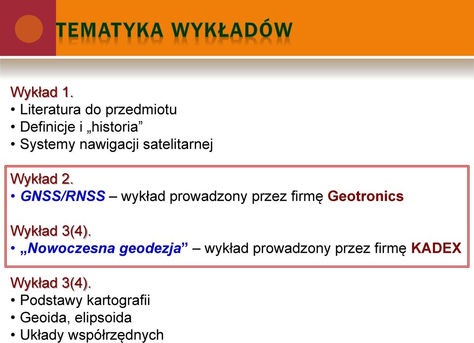 satelitarnej Wykład 2.