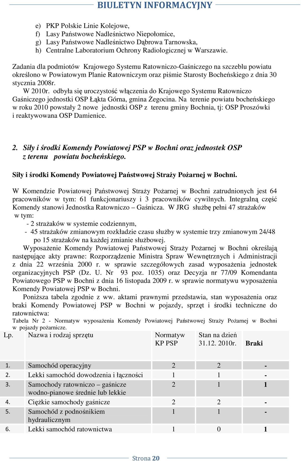 odbyła się uroczystość włączenia do Krajowego Systemu Ratowniczo Gaśniczego jednostki OSP Łąkta Górna, gmina śegocina.