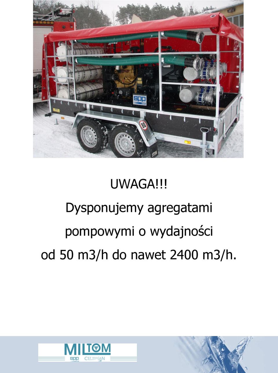 agregatami pompowymi