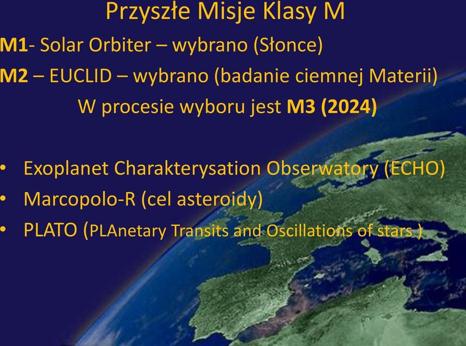 M3 (2024) Exoplanet Charakterysation Obserwatory (ECHO)