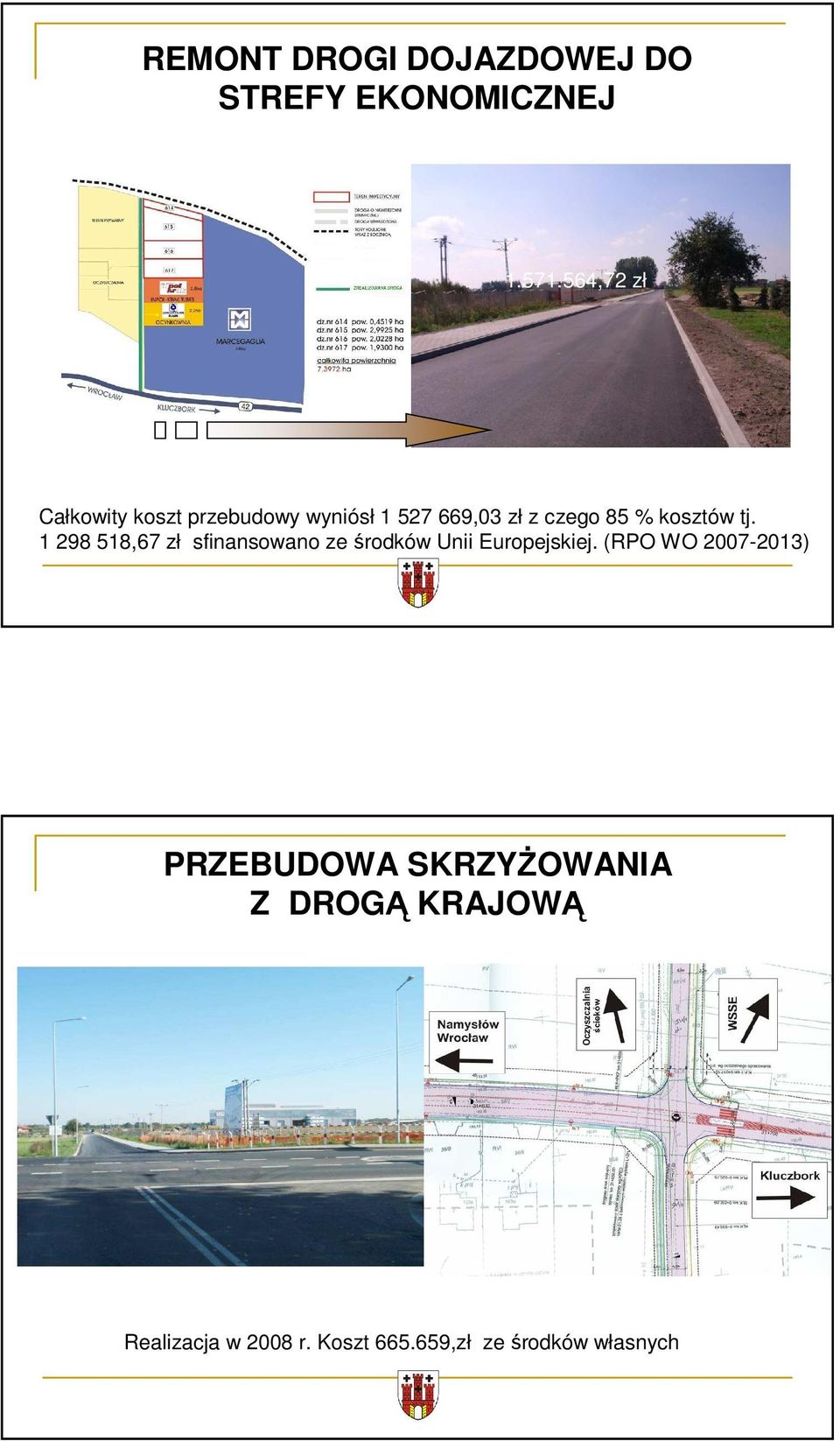 kosztów tj. 1 298 518,67 zł sfinansowano ze środków Unii Europejskiej.