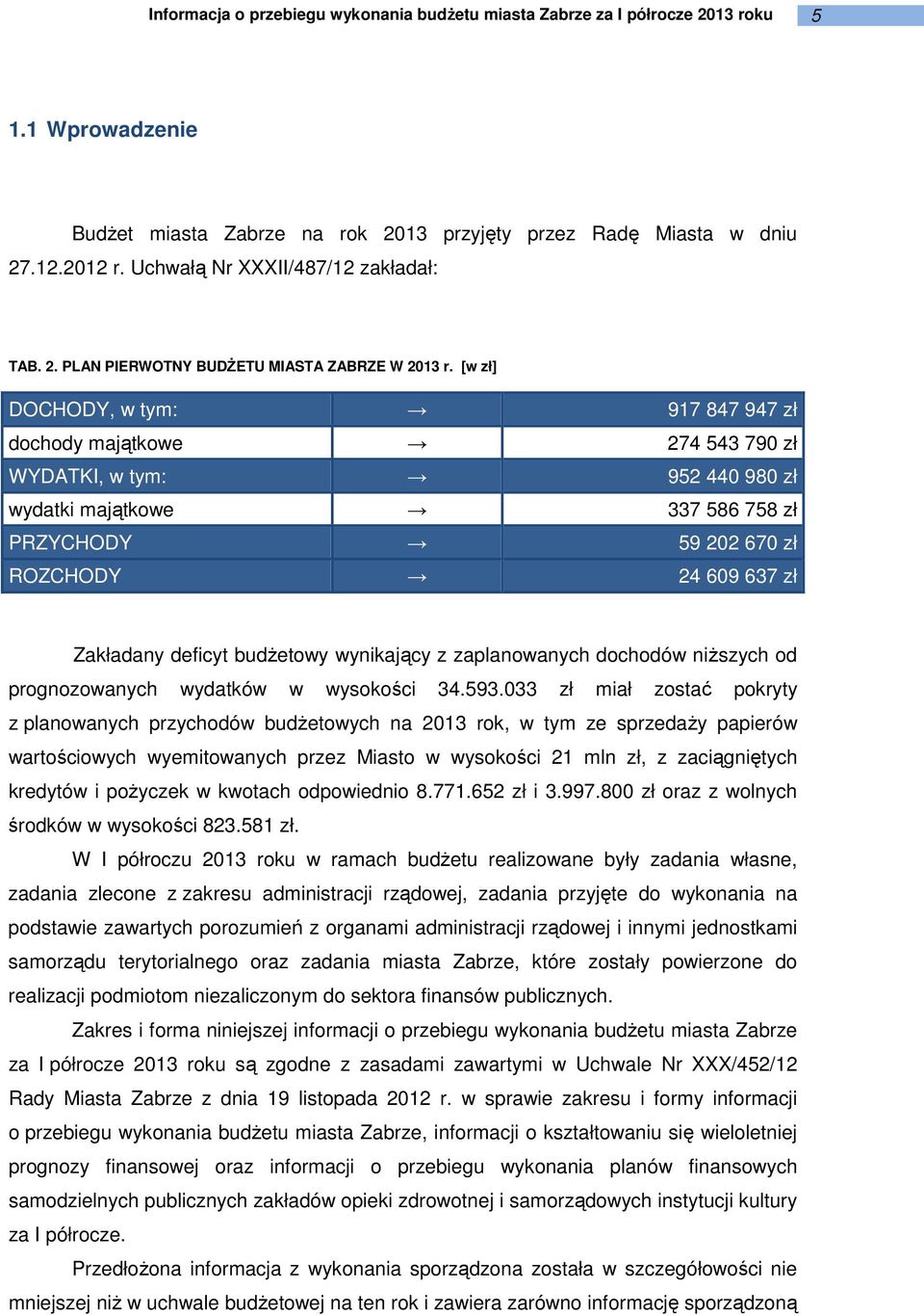 budżetowy wynikający z zaplanowanych dochodów niższych od prognozowanych wydatków w wysokości 34.593.