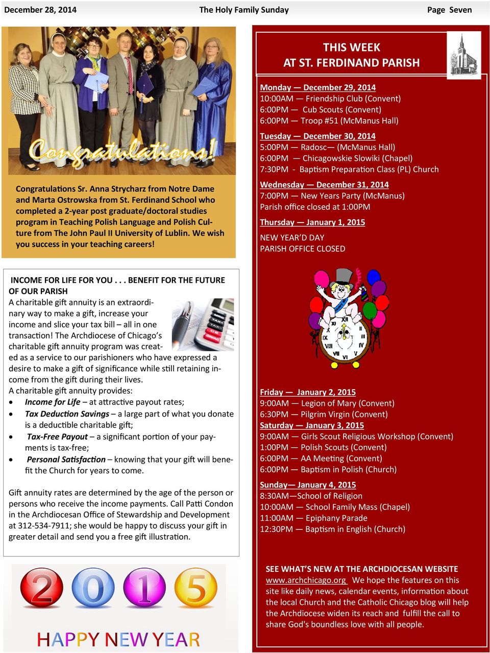 We wish you success in your teaching careers!