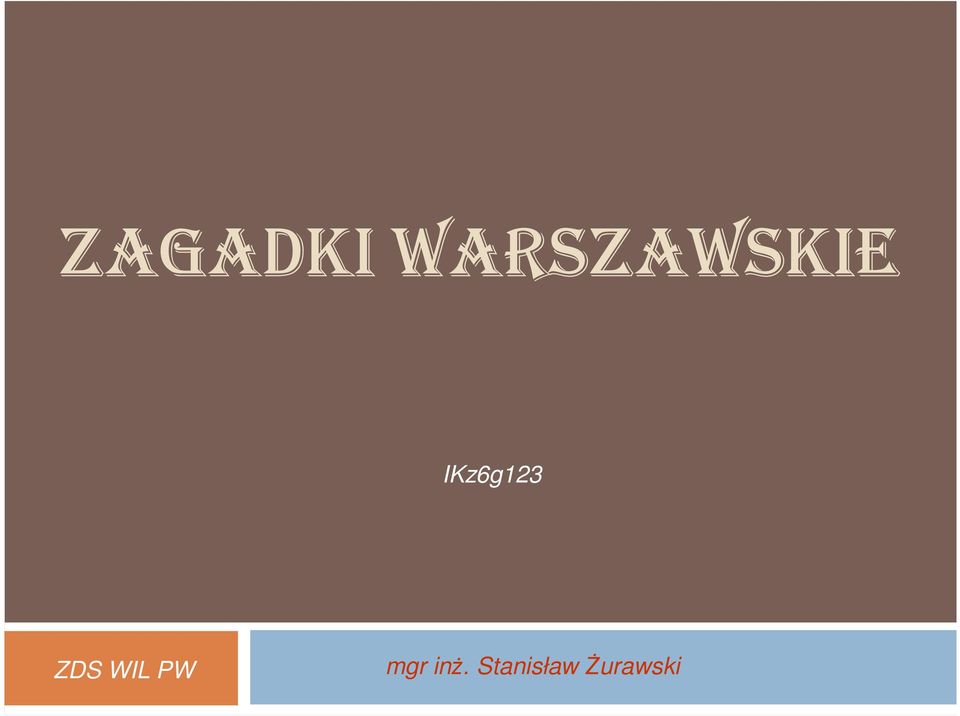 mgr inż.