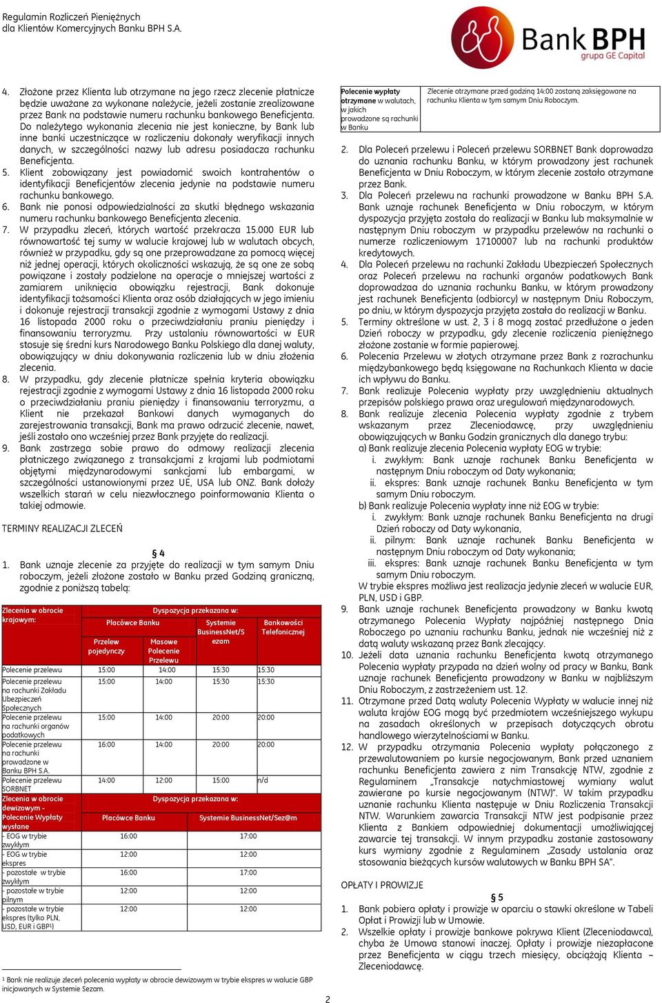 Do należytego wykonania zlecenia nie jest konieczne, by Bank lub inne banki uczestniczące w rozliczeniu dokonały weryfikacji innych danych, w szczególności nazwy lub adresu posiadacza rachunku  5.