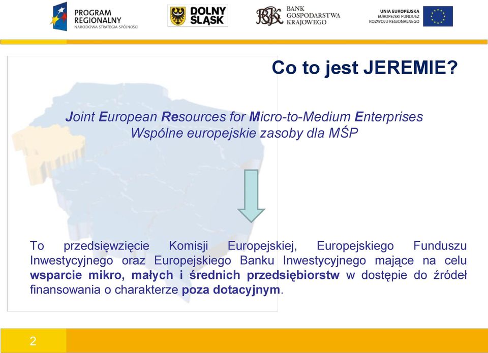 MŚP To przedsięwzięcie Komisji Europejskiej, Europejskiego Funduszu Inwestycyjnego oraz