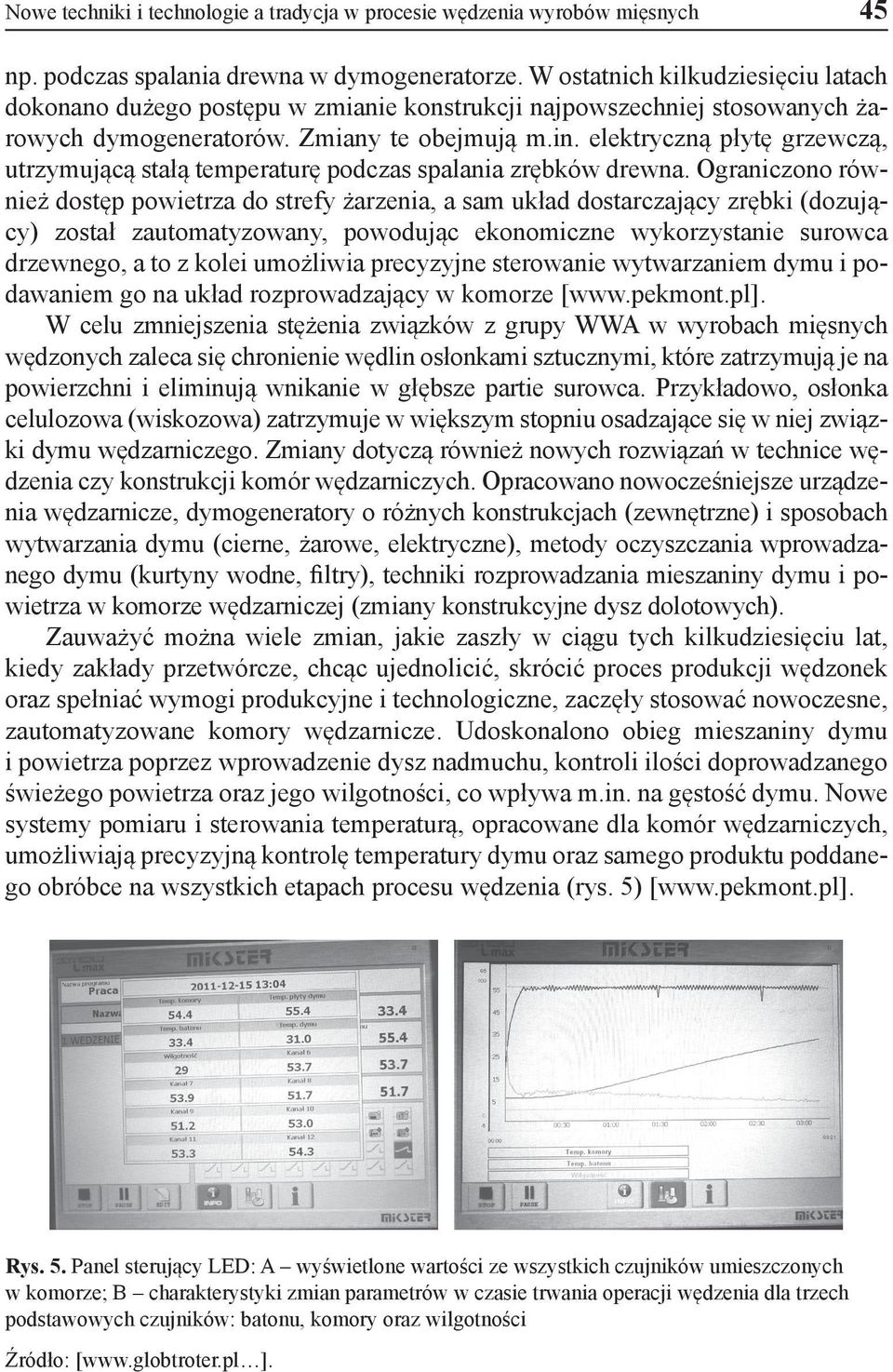 elektryczną płytę grzewczą, utrzymującą stałą temperaturę podczas spalania zrębków drewna.
