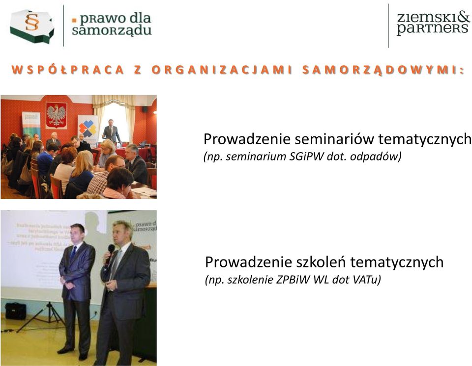 tematycznych (np. seminarium SGiPW dot.