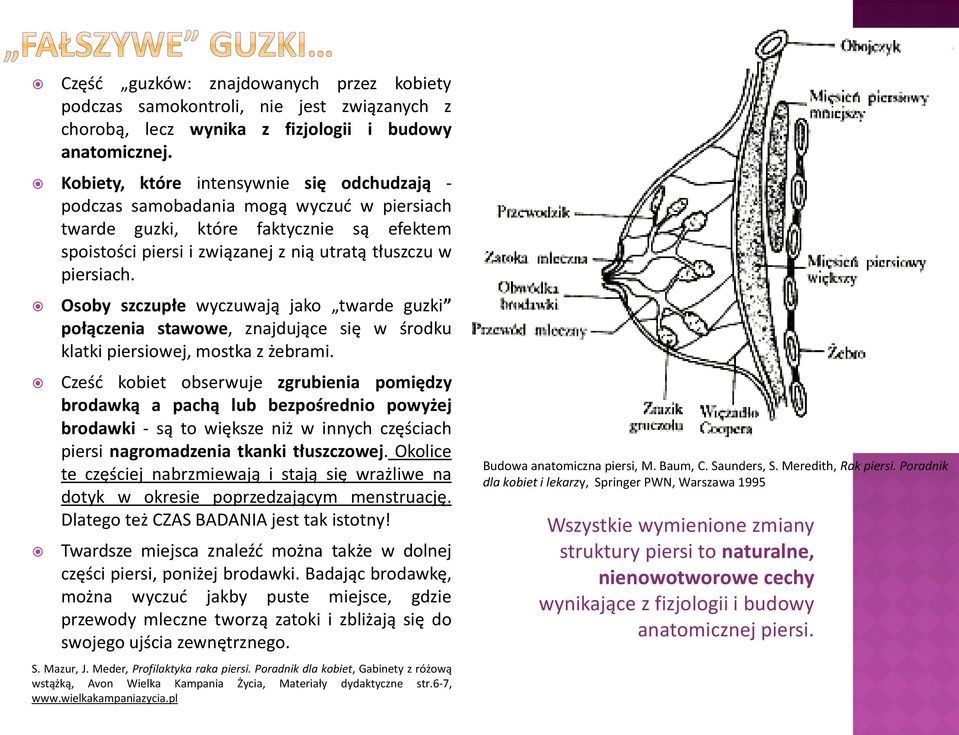 Osoby szczupłe wyczuwają jako twarde guzki połączenia stawowe, znajdujące się w środku klatki piersiowej, mostka z żebrami.