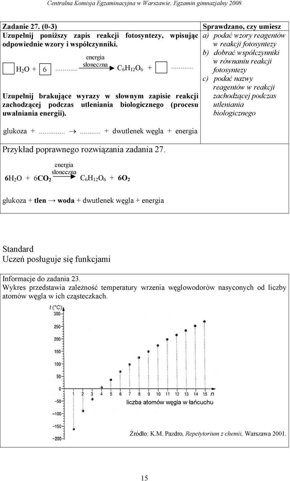 a) podać wzory reagentów w reakcji fotosyntezy b) dobrać współczynniki w równaniu reakcji fotosyntezy c) podać nazwy reagentów w reakcji zachodzącej podczas utleniania biologicznego glukoza +.