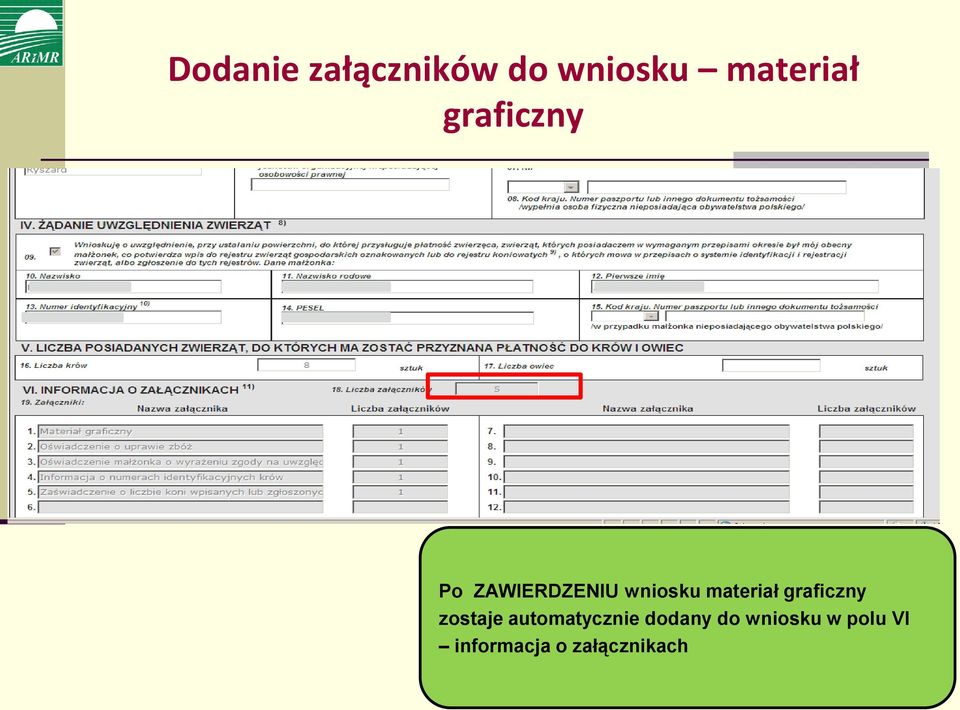 materiał graficzny zostaje automatycznie