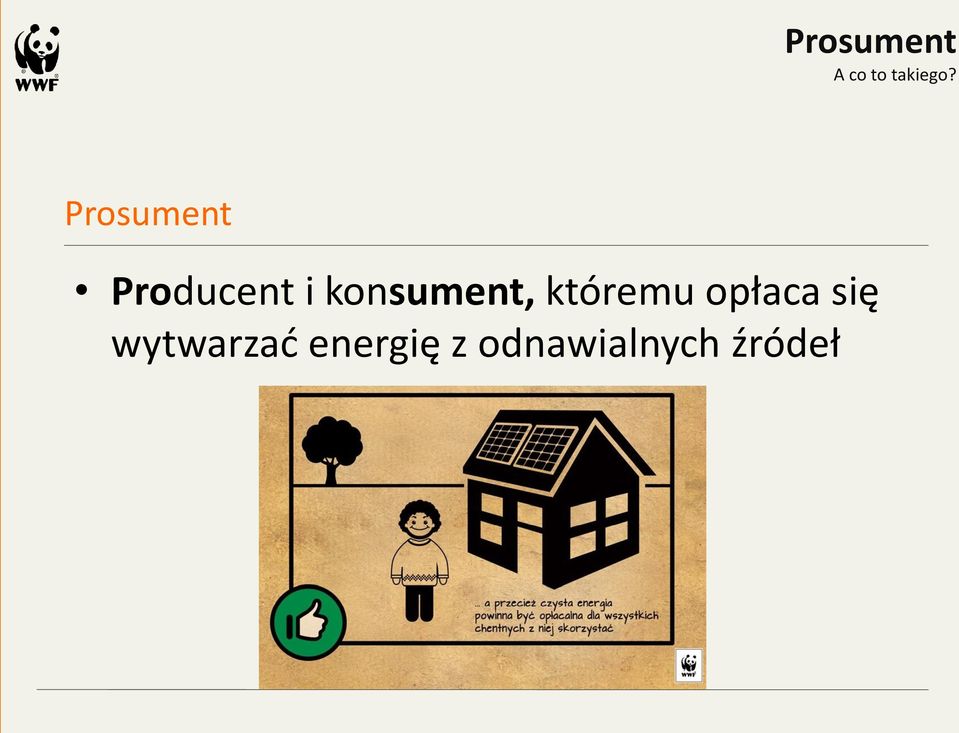 konsument, któremu opłaca się