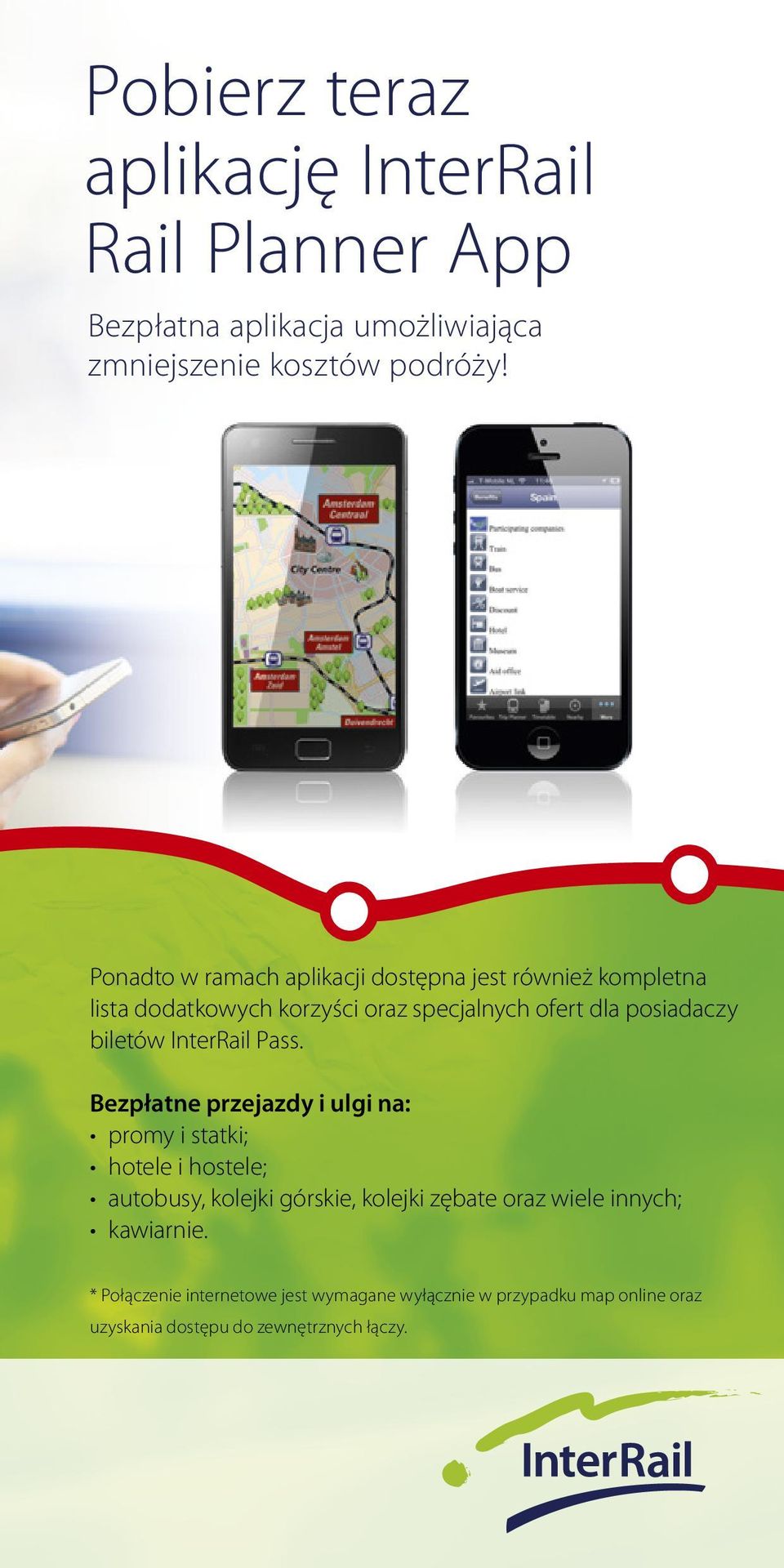 biletów InterRail Pass.