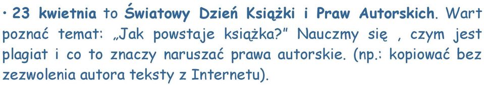 Nauczmy się, czym jest plagiat i co to znaczy naruszać