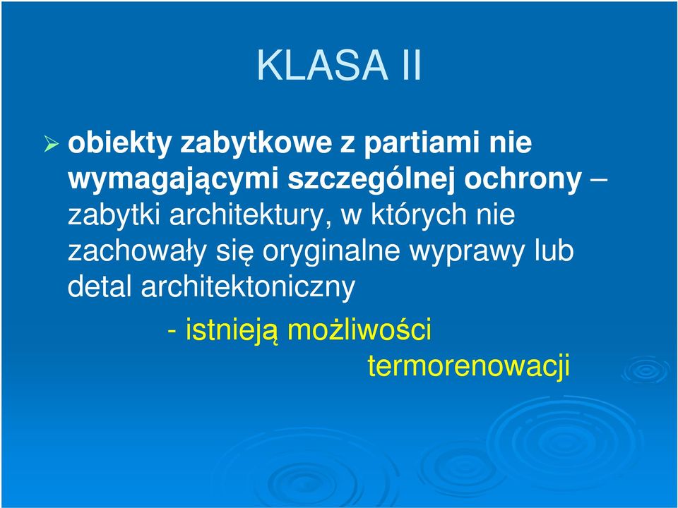 architektury, w których nie zachowały się