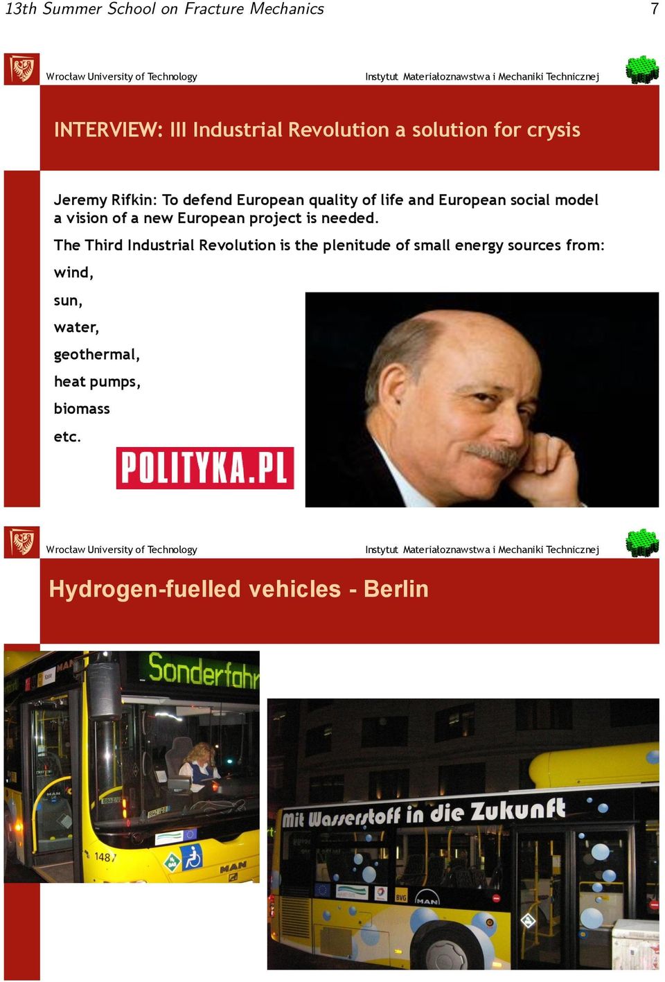 new European project is needed.