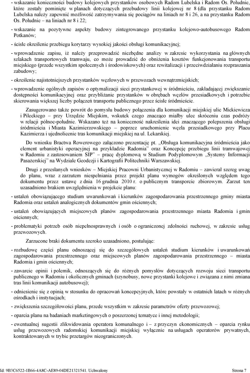 przystanku Radom Os.