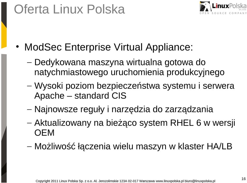 systemu i serwera Apache standard CIS Najnowsze reguły i narzędzia do zarządzania