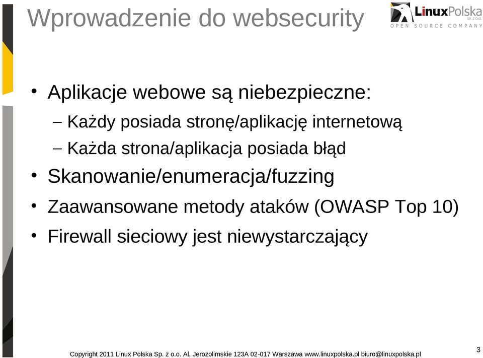 strona/aplikacja posiada błąd Skanowanie/enumeracja/fuzzing