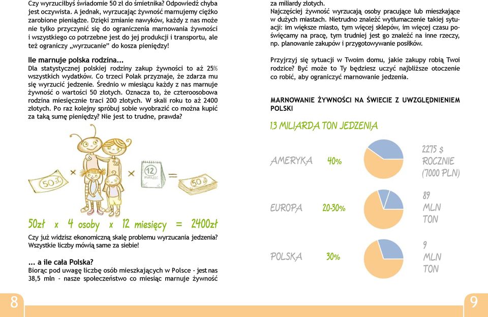 kosza pieniędzy! Ile marnuje polska rodzina... Dla statystycznej polskiej rodziny zakup żywności to aż 25% wszystkich wydatków. Co trzeci Polak przyznaje, że zdarza mu się wyrzucić jedzenie.