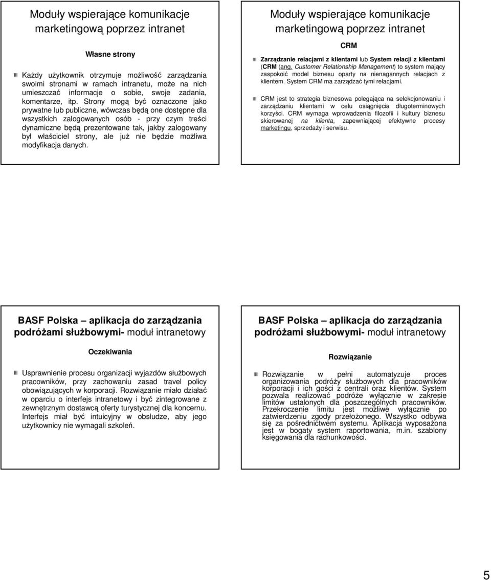 strony, ale już nie będzie możliwa modyfikacja danych. CRM Zarządzanie relacjami z klientami lub System relacji z klientami (CRM (ang.