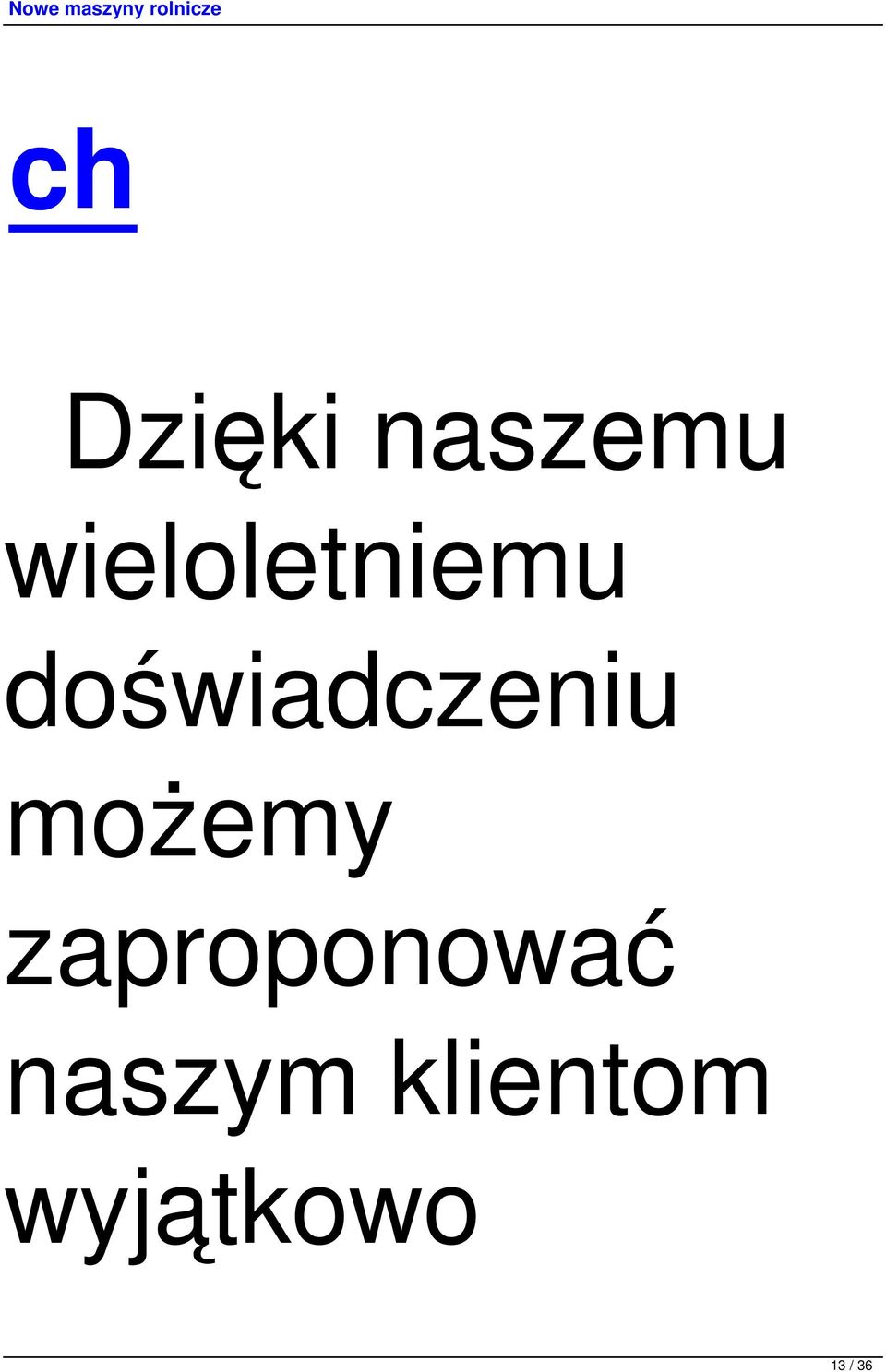 doświadczeniu możemy