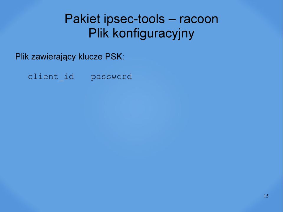 konfiguracyjny Plik