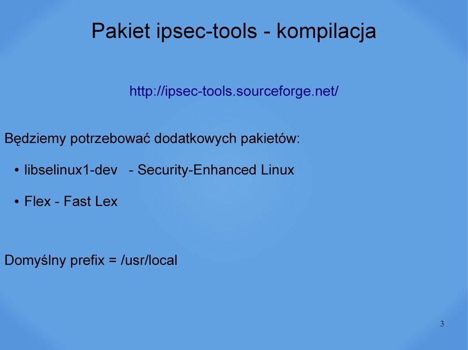 net/ Będziemy potrzebować dodatkowych pakietów: