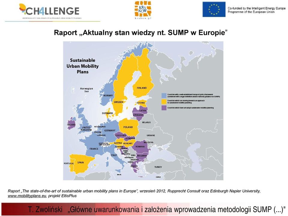 sustainable urban mobility plans in Europe, wrzesień