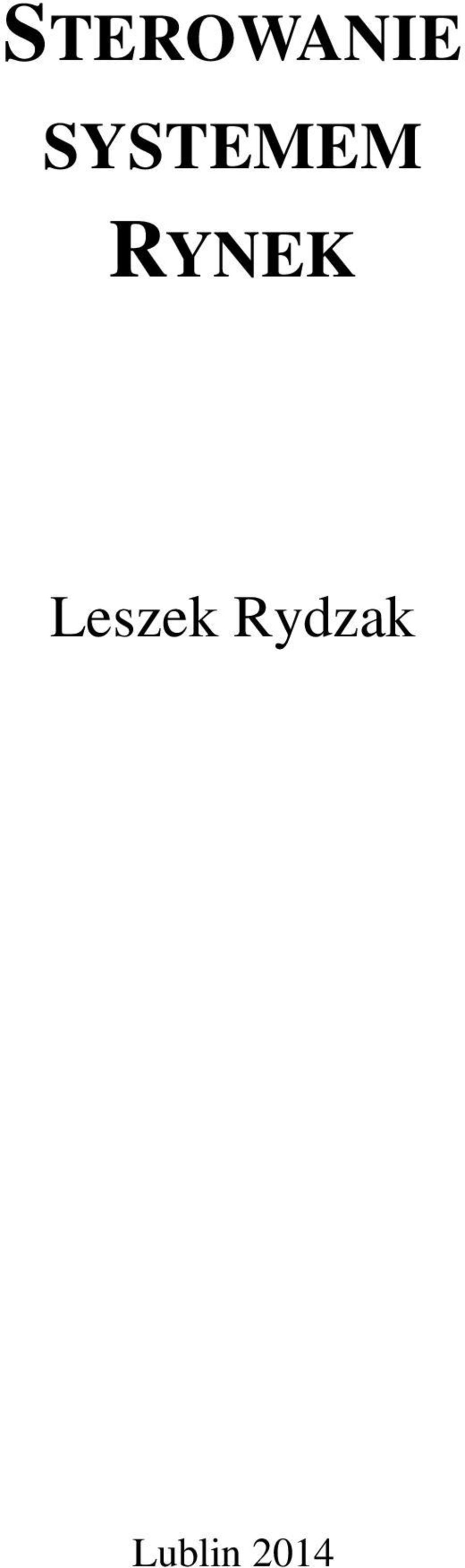 RYNEK Leszek
