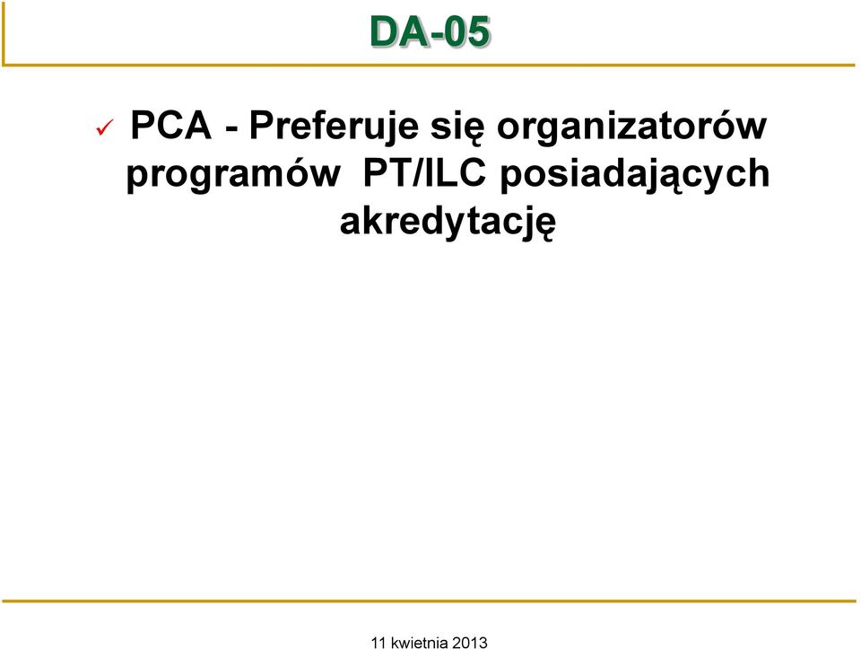 organizatorów