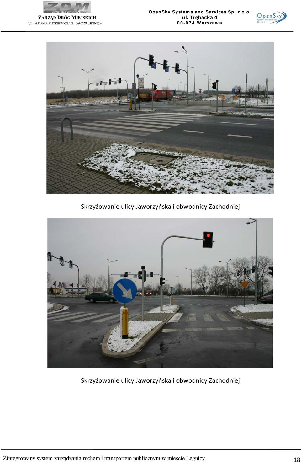 zarządzania ruchem i transportem publicznym w