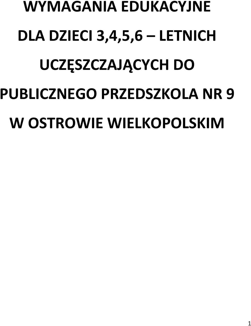 UCZĘSZCZAJĄCYCH DO PUBLICZNEGO