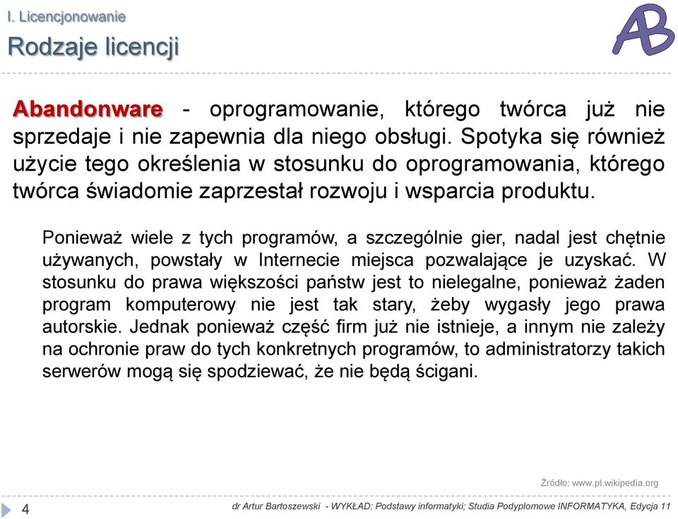 Ponieważ wiele z tych programów, a szczególnie gier, nadal jest chętnie używanych, powstały w Internecie miejsca pozwalające je uzyskać.