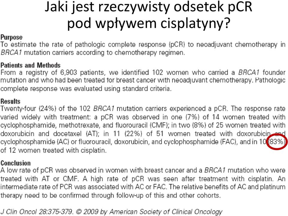 odsetek pcr