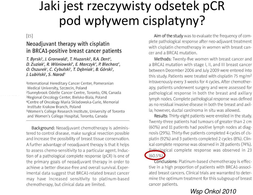 wpływem ł cisplatyny?